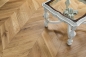 Preview: Solid Parquet Chevron Hungarian herringbone 60° Oak Select Natur 16/22 mm