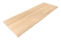 Preview: Massivholzplatte Leimholzplatte Eiche A/B Select Natur 40x650x1000-2000 mm 2-fach verleimt, durchgehende Lamele DL, ohne Äste