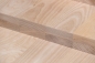 Preview: Solid wood edge glued panel Ash A/B 45 mm, full stave lamellas with random widths, customized DIY