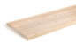 Preview: Solid wood edge glued panel Ash A/B 45 mm, full stave lamellas with random widths, customized DIY