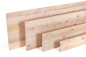 Preview: Verlijmd Paneel Berken Rustiek 20 mm DL doorlopend vallende latten, DIY aanpasbaar, Werkblad, Tafelblad timmerplaten