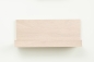 Preview: Wall Shelf Solid Oak Hardwood with hangers 20 mm, Length: 400mm prime grade chalked white oiled