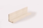 Preview: Wall shelf Solid Oak Hardwood with hangers 20 mm, Length: 600mm, prime grade chalked white oiled