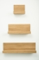 Preview: Set of 3 shelves Solid Oak Hardwood 20 mm, prime grade hard wax oil nature white