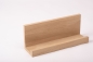 Preview: Wall shelf Solid Oak Hardwood shelf with hangers 20 mm grade hard wax oil nature white