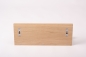 Preview: Wall shelf Solid Oak Hardwood shelf with hangers 20 mm grade hard wax oil nature white