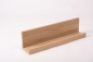 Preview: Wall shelf Solid Oak Hardwood with hangers 20 mm prime grade hard wax oil nature white