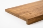 Preview: Window sill Solid Oak with overhang, 20 mm, Rustic grade, antique oiled