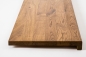 Preview: Window sill Solid Oak with overhang, 20 mm, Rustic grade, antique oiled