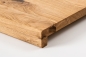 Preview: Window sill Solid Oak Hardwood with overhang, 20 mm, Rustic grade, hard wax oil natural