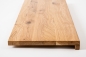 Preview: Window sill Solid Oak Hardwood with overhang, 20 mm, Rustic grade, hard wax oil natural