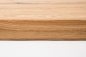 Preview: Window sill Solid Oak Hardwood with overhang, 20 mm, Rustic grade, hard wax oil natural