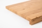 Preview: Window sill Solid Oak with overhang, 20 mm, Rustic grade, laquered