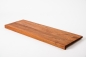 Preview: Window sill Solid Oak with overhang, 20 mm, Rustic grade, cherry oiled