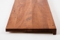 Preview: Window sill Solid Oak with overhang, 20 mm, Rustic grade, cherry oiled