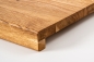 Preview: Window sill Solid Oak with overhang, 20 mm, Rustic grade, natural oiled