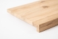Preview: Window sill Solid Oak with overhang, Rustic grade, 20 mm, untreated