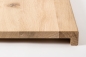 Preview: Window sill Solid Oak with overhang, Rustic grade, 20 mm, untreated