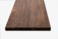 Preview: Wall shelf Solid Oak Hardwood shelf 20 mm, Rustic grade, Bronze oiled