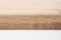 Preview: Window sill Solid Oak with overhang, 20 mm, Rustic grade, white oiled