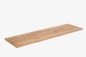 Preview: Wall Shelf Riser Rustic Oak DL 20mm Bronze Oiled Shelf Board