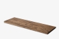 Preview: Wall shelf Solid Oak Hardwood 20 mm, Rustic grade, tone smoked oak oiled