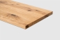 Preview: Wall shelf Solid Oak Hardwood 20 mm, Rustic grade, hard wax oil natural