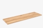 Preview: Wall Shelf Oak Select Natur A/B 26 mm, finger joint lamella, hard wax oil natural white