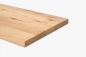 Preview: Wall Shelf Oak Select Natur A/B 26 mm, finger joint lamella, hard wax oil natural white