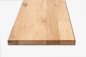 Preview: Wall Shelf Oak Select Natur A/B 26 mm, finger joint lamella, hard wax oil natural white