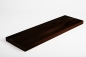 Preview: Stair tread Solid Oak Hardwood , Rustic grade, 40 mm, black oiled