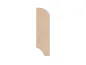 Preview: Plinthes Bouleau  SÉLECTION DE COULEUR 24x80 mm laqué RAL 2m avec rayon 20mm
