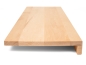 Preview: Marche d'escalier Bouleau massif Classe Première bois dur avec surplomb, 20 mm, laqué