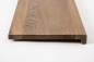 Preview: Window sill Solid smoked Oak Hardwood with overhang, 20 mm, prime grade, hard waxed oil nature white