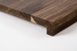 Preview: Wall shelf Solid Oak Hardwood step with overhang, 20 mm, prime grade, brushed lacquered