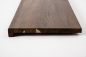 Preview: Wall shelf Solid Oak Hardwood step with overhang, 20 mm, prime grade, brushed lacquered