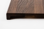 Preview: Window sill Solid smoked Oak with overhang, 20 mm, prime grade, brushed, nature oiled