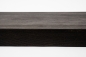 Preview: Window sill Solid smoked Oak Hardwood with overhang, 20 mm, prime grade, black oiled