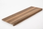 Preview: Window sill Solid Smoked Oak with overhang, 20 mm, brushed hard wax oil nature white