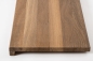 Preview: Window sill Solid Smoked Oak with overhang, 20 mm, brushed hard wax oil nature white