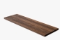 Preview: Wall shelf Solid smoked Oak Hardwood shelf 20 mm, prime grade, nature oiled