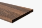 Preview: Wall shelf Solid smoked Oak Hardwood shelf 20 mm, prime grade, nature oiled