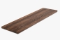 Preview: Wall shelf Solid smoked Oak Hardwood shelf 20 mm, prime grade, nature oiled