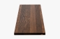 Preview: Wall shelf Solid smoked Oak Hardwood 20 mm, prime grade, hard waxed oil nature