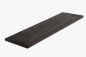 Preview: Wall shelf Solid smoked Oak Hardwood 20 mm, prime grade, black oiled