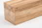 Preview: Glued Laminated beam Squared Timber Wild Oak 80x80 mm Hard Wax Oil Natural White