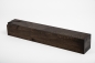 Preview: Glued laminated beam Squared timber Smoked oak Rustic 80x80 mm black oiled