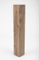 Preview: Glued laminated beam Squared timber Smoked oak Rustic 80x80 mm white oiled