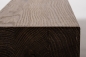 Preview: Glued laminated beam Squared timber Smoked oak Rustic 80x80 mm brushed Hard wax oil natural white