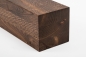 Preview: Glued laminated beam Squared timber Smoked oak Rustic 160x160 mm brushed natural oiled